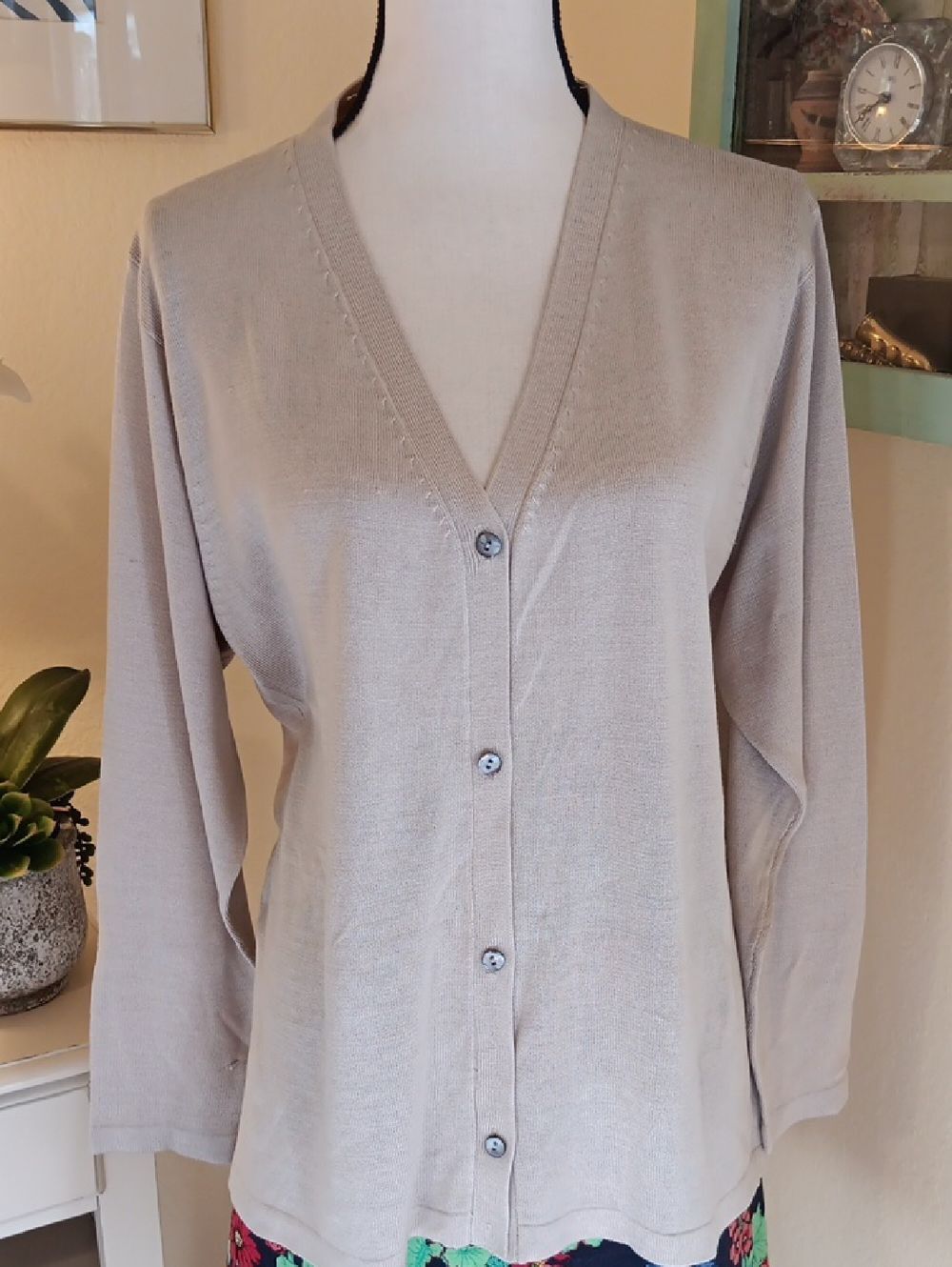 TravelSmith Silk Cardigan